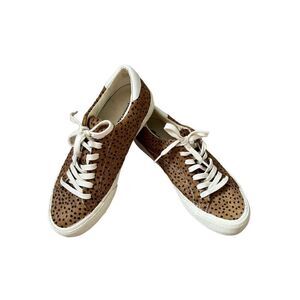 Madewell Calf Hair Fashion Women’s Sneaker sz 6 Polka Dot
